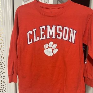 Boys Clemson long sleeve tee